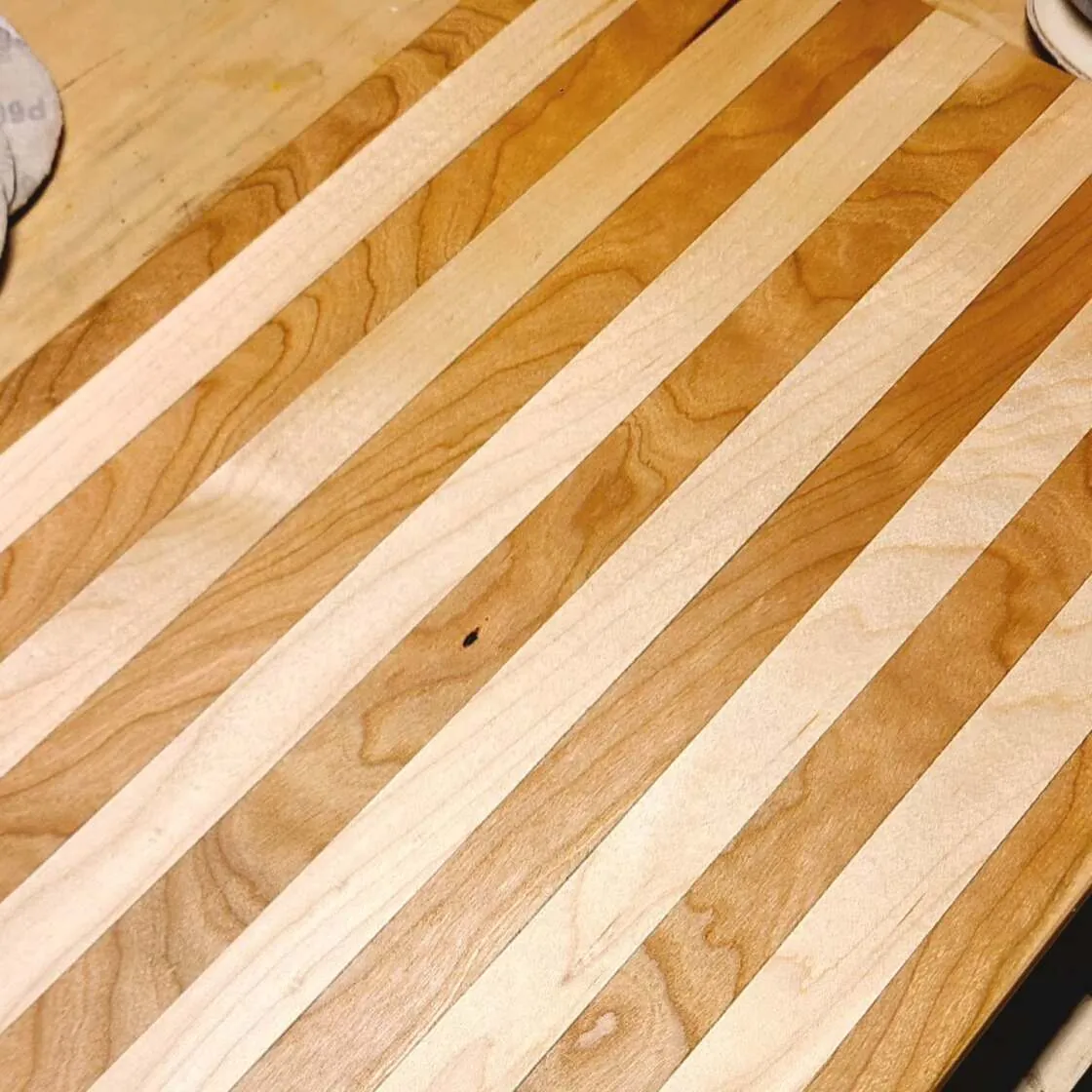 Handmade epoxy and wood creation by Golden Lion Carving Co.