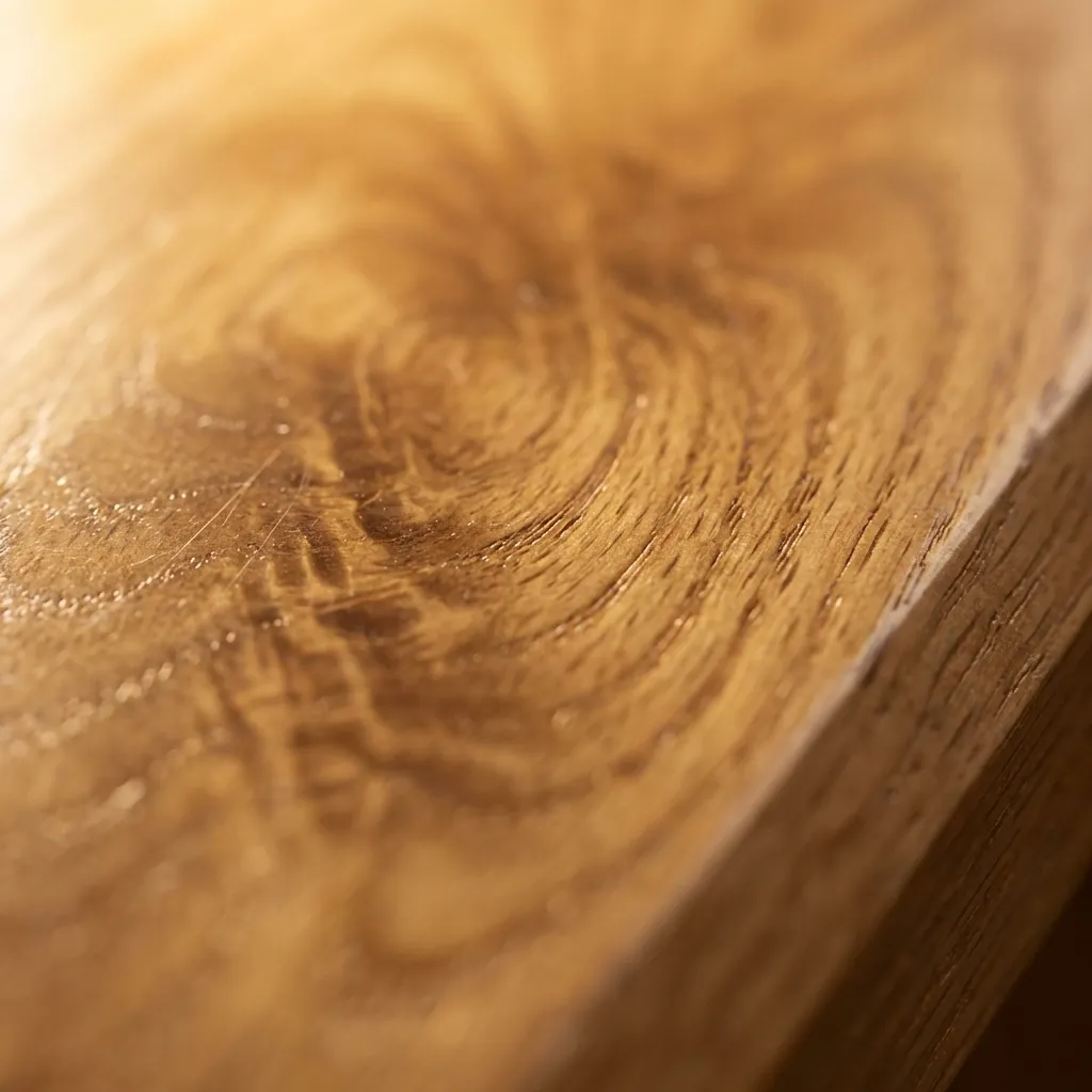 Oak wood grain showing warm golden-brown with prominent grain